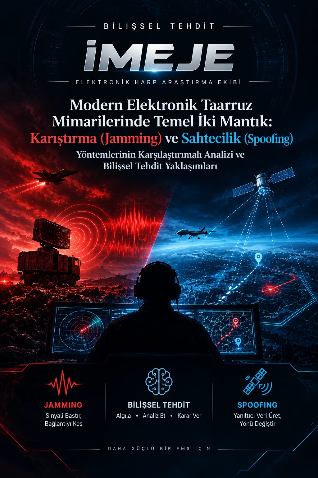 Modern Elektronik Taarruz Mimarilerinde Temel İki Mantık: Karıştırma (Jamming) ve Sahtecilik (Spoofing) Yöntemlerinin Karşılaştırmalı Analizi ve Biliş